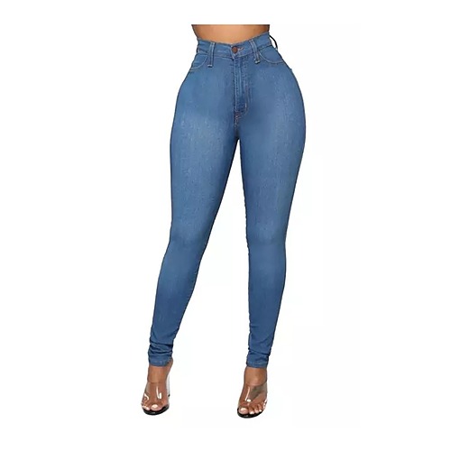 Under The Moon High Waist Denim Pants