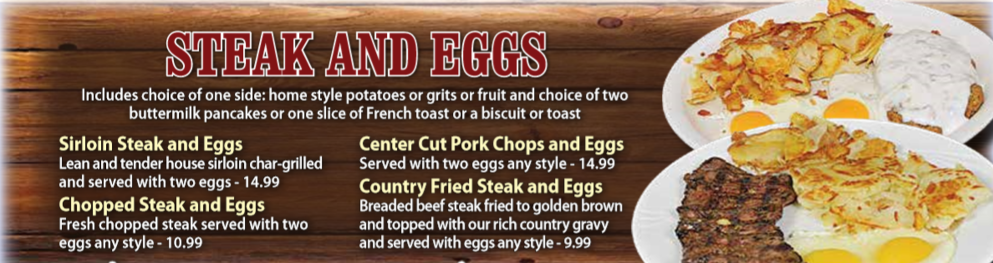 Nick's Family Restaurant Menu Nick's Family Restaurant