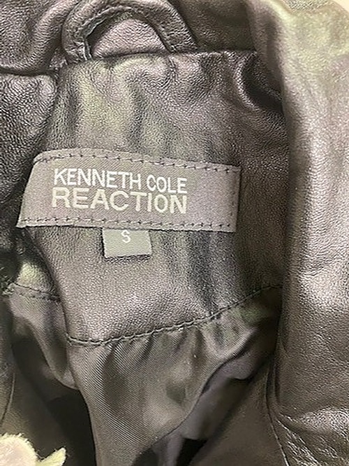 Kenneth Cole Black Leather Jack