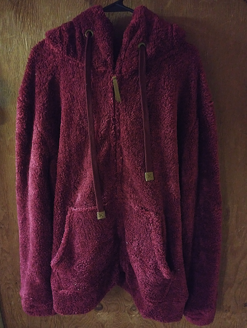 Trail Crest Red Teddy Bear Jacket w/ Hood | Phillips Northern Merchandise