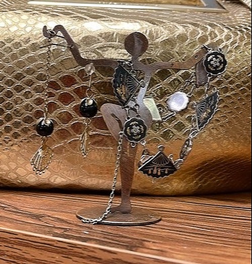 Japanese Black and Gold Antique Jewelry