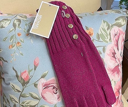 Michael Kors Hot Pink Gloves