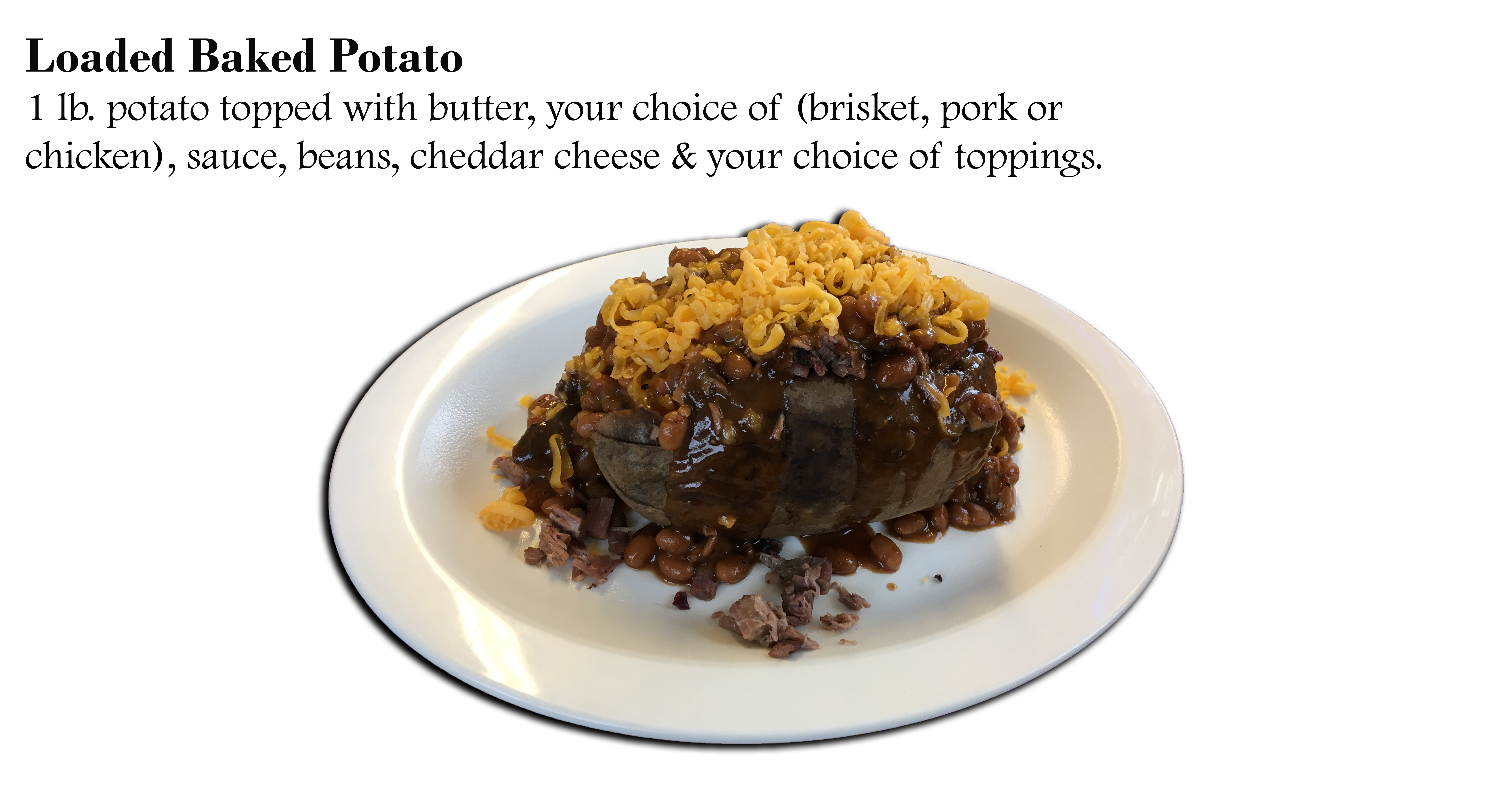 Smokin Stan's BBQ Menu