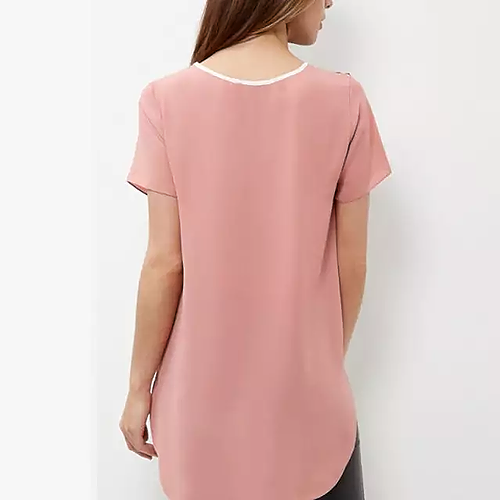 Macy chiffon t-shirt