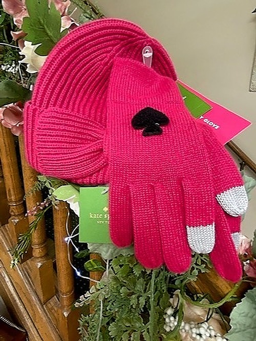 Kate Spade Hot Pink Gloves