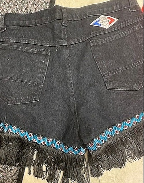 High Waisted French Civvies Tassel Shorts